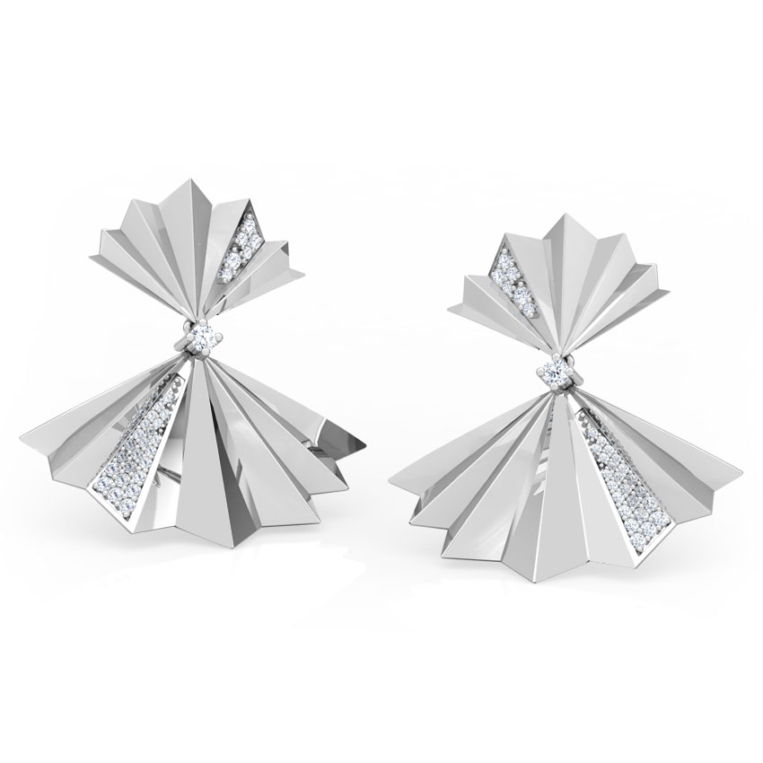 Empress Fan Drop Earrings