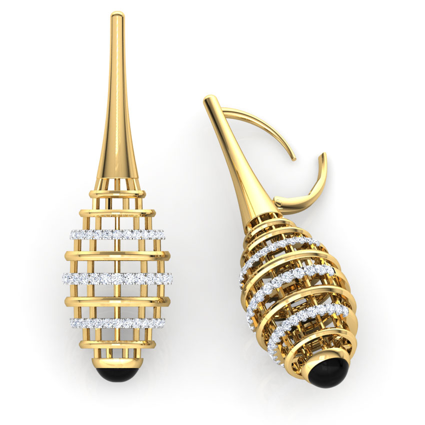 Eros Ziggurat Gemstone Drop Earrings Eros Ziggurat Gemstone Drop Earrings