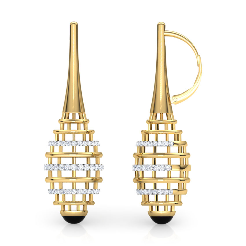 Eros Ziggurat Gemstone Drop Earrings Eros Ziggurat Gemstone Drop Earrings