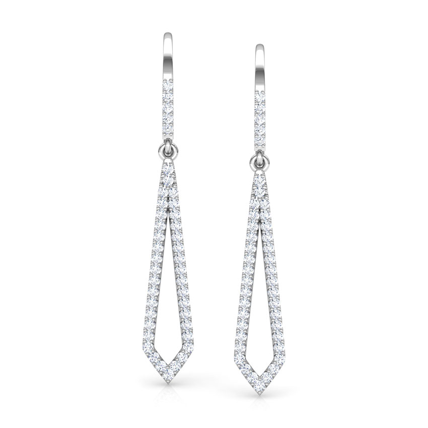 Edgy Sleek Drop Earrings