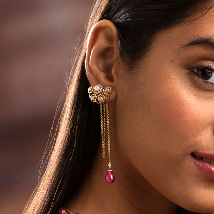 Amer Fresco Gemstone Drop Earrings