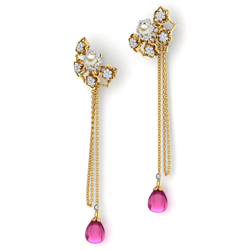 Amer Fresco Gemstone Drop Earrings