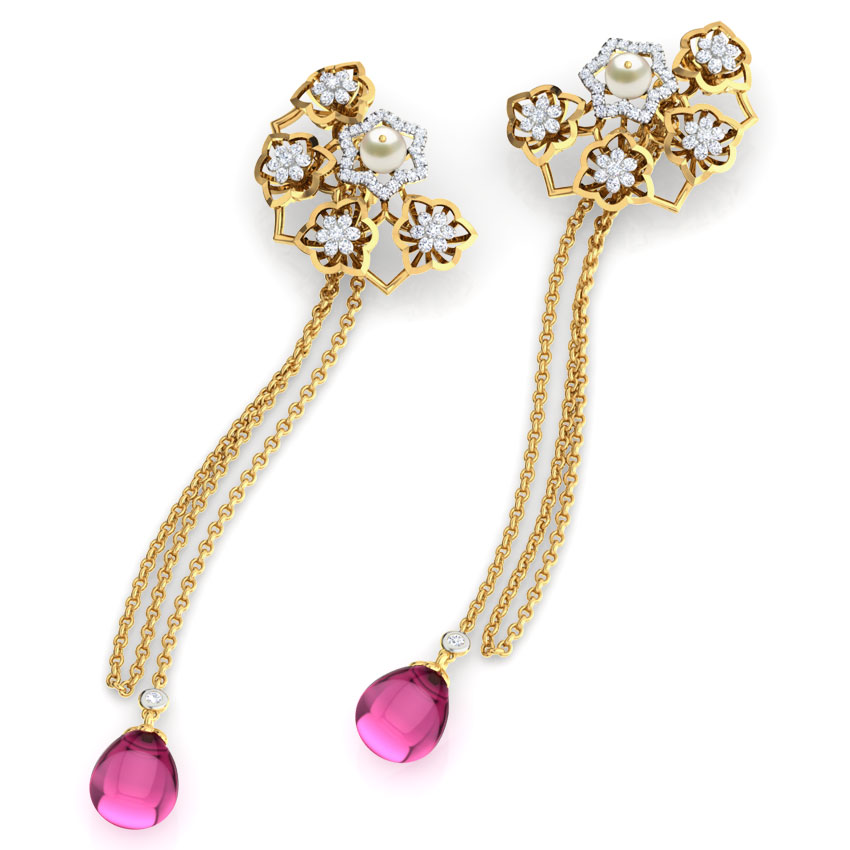 Amer Fresco Gemstone Drop Earrings