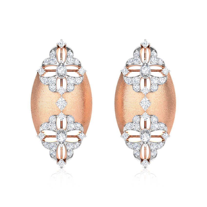 Enfold Brocade Stud Earrings
