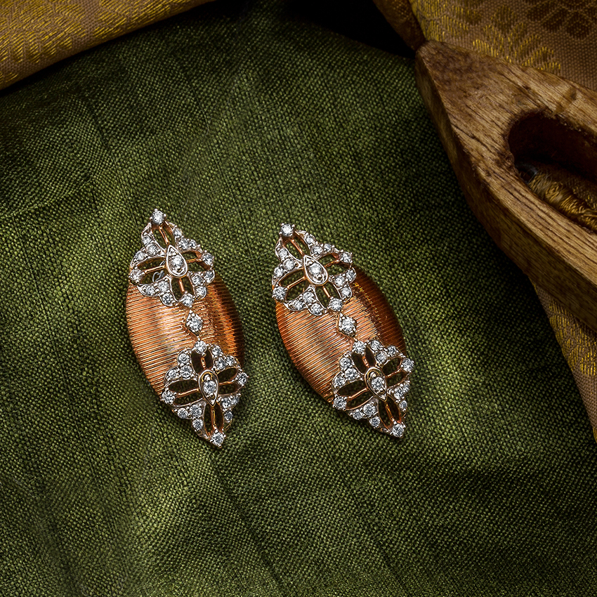 Enfold Brocade Stud Earrings Enfold Brocade Stud Earrings