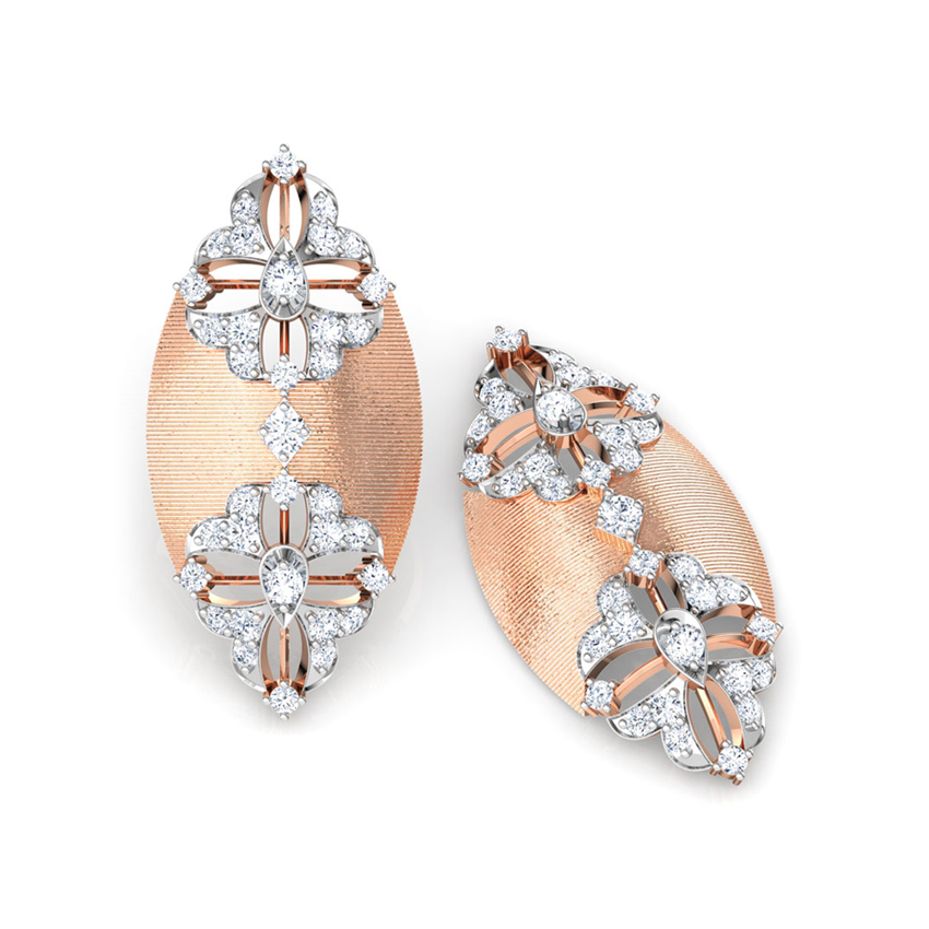 Enfold Brocade Stud Earrings Enfold Brocade Stud Earrings