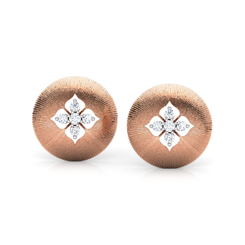 Frasera Brocade Diamond Stud Earrings Frasera Brocade Diamond Stud Earrings