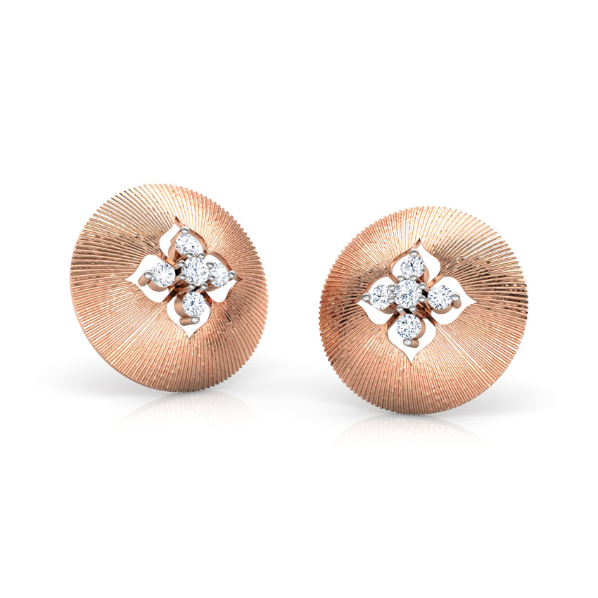 Frasera Brocade Diamond Stud Earrings Frasera Brocade Diamond Stud Earrings