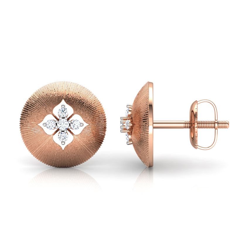 Frasera Brocade Diamond Stud Earrings Frasera Brocade Diamond Stud Earrings