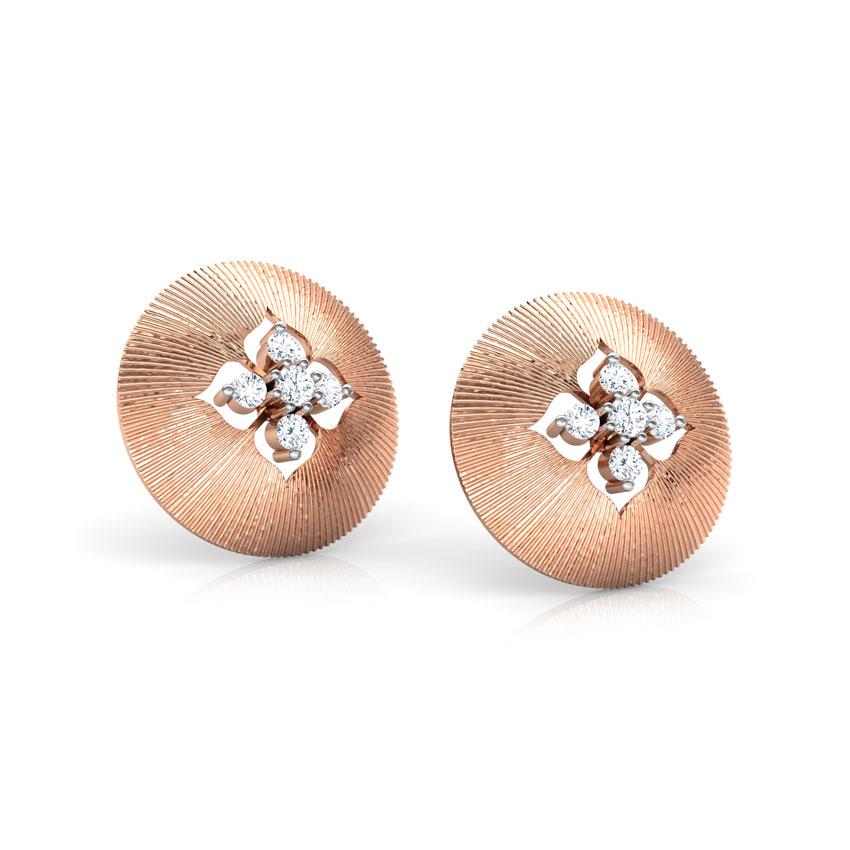 Frasera Brocade Diamond Stud Earrings Frasera Brocade Diamond Stud Earrings