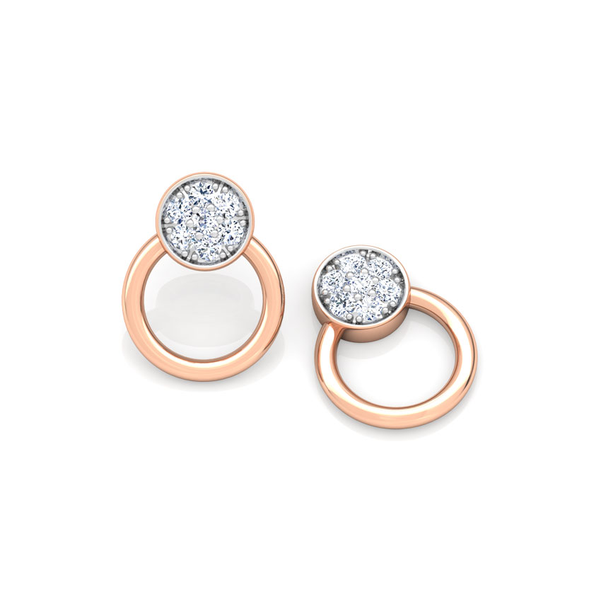 Circlet Diamond Stud Earrings Circlet Diamond Stud Earrings
