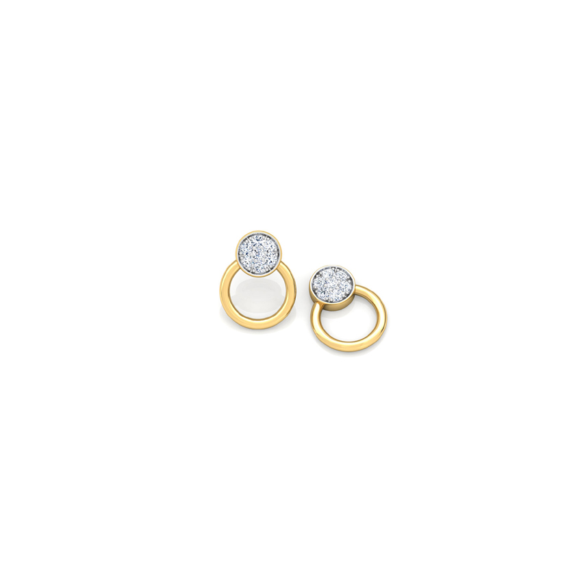 Circlet Diamond Stud Earrings Circlet Diamond Stud Earrings