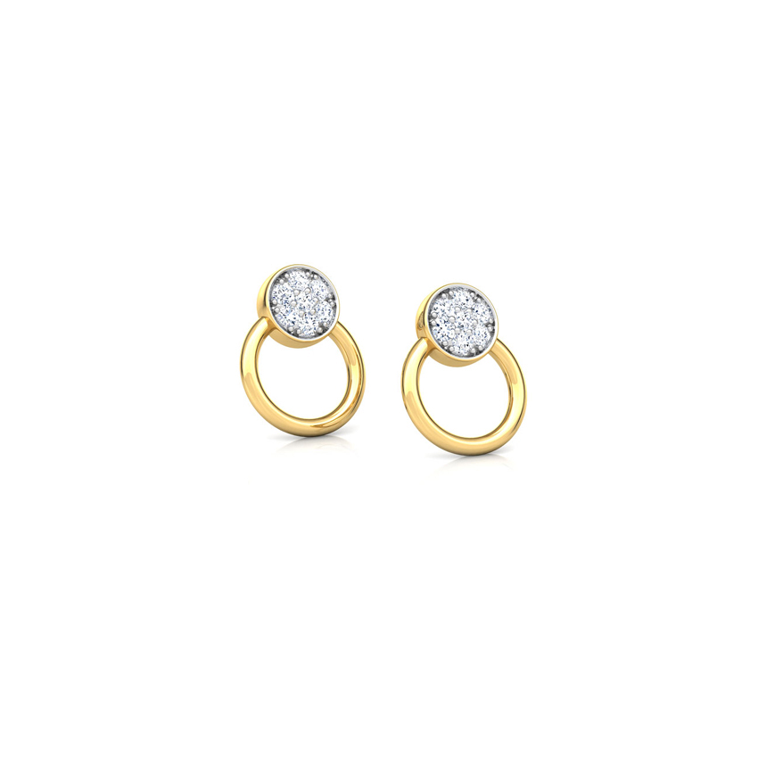 Circlet Diamond Stud Earrings Circlet Diamond Stud Earrings