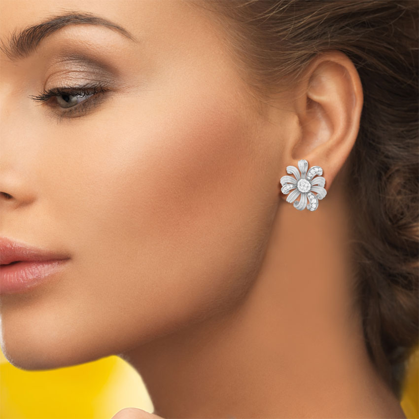 Daisy Bloom Diamond Stud Earrings Daisy Bloom Diamond Stud Earrings