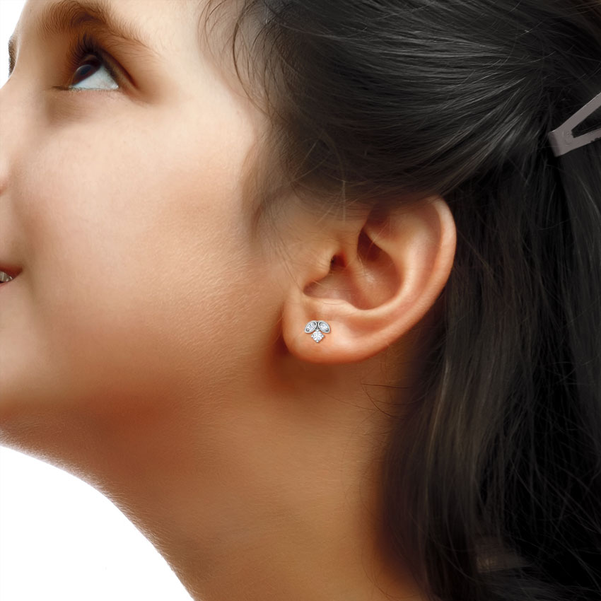 Little Petals Kids' Diamond Earrings Little Petals Kids' Diamond Earrings