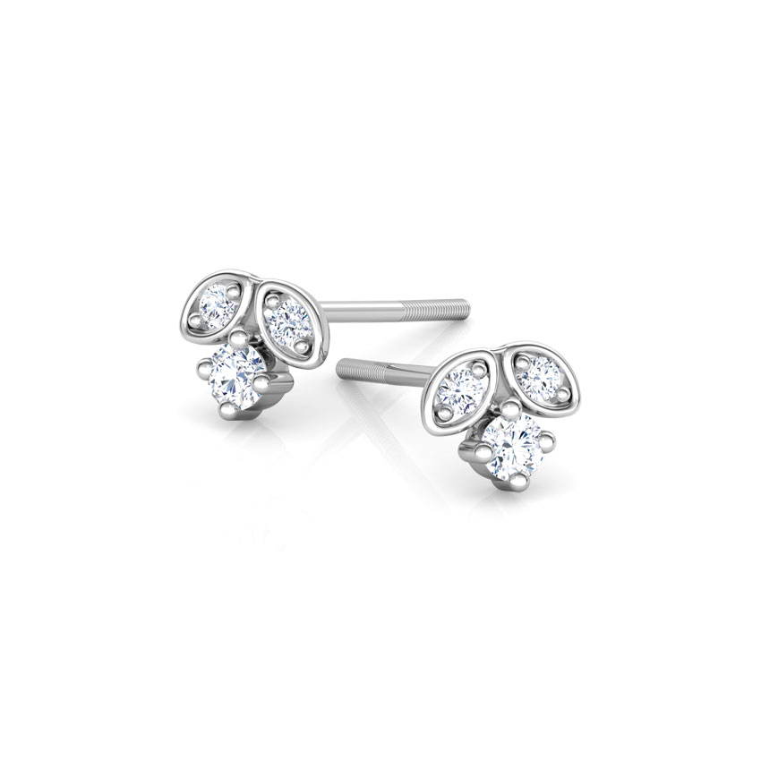 Little Petals Kids' Diamond Earrings
