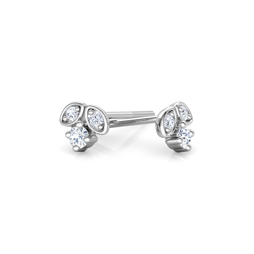 Little Petals Kids' Diamond Earrings