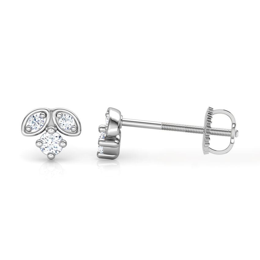 Little Petals Kids' Diamond Earrings
