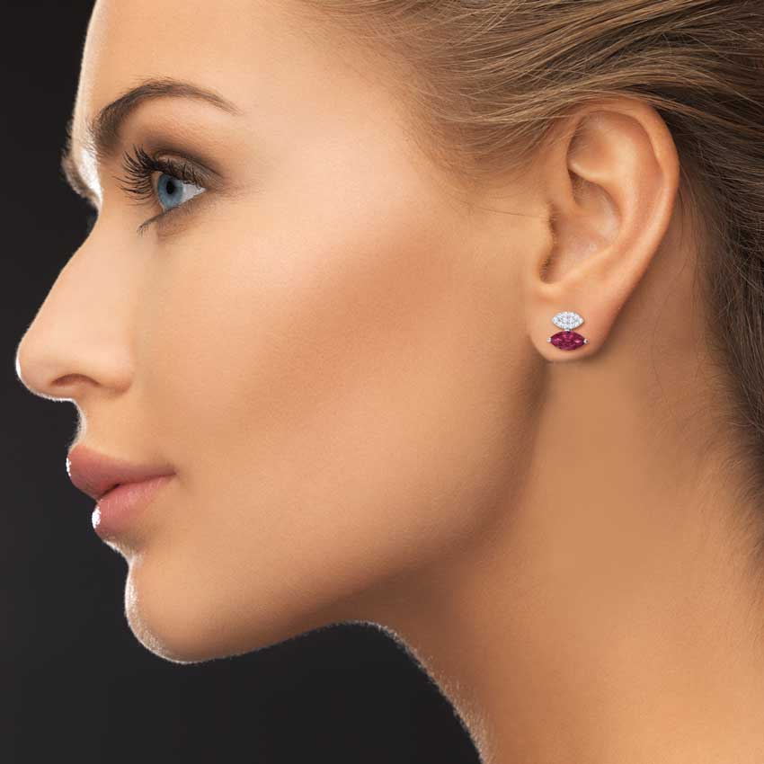 Tourmaline Classic Gemstone Stud Earrings