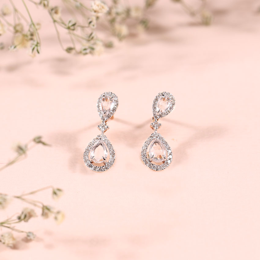 Zainab Floret Gemstone Drop Earrings Zainab Floret Gemstone Drop Earrings