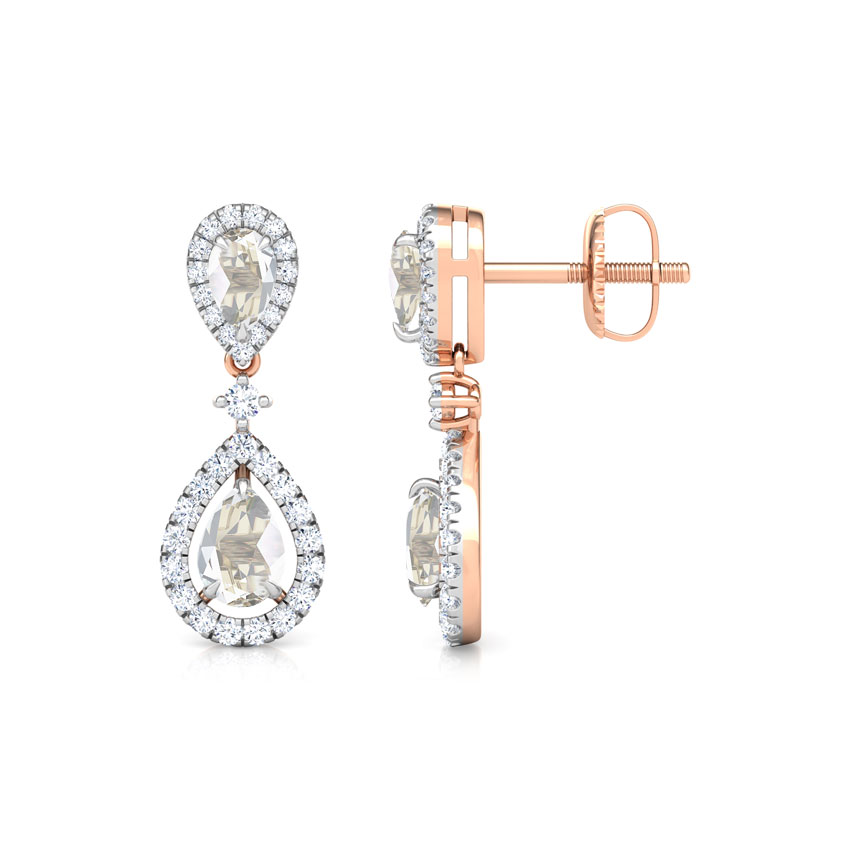 Zainab Floret Gemstone Drop Earrings Zainab Floret Gemstone Drop Earrings