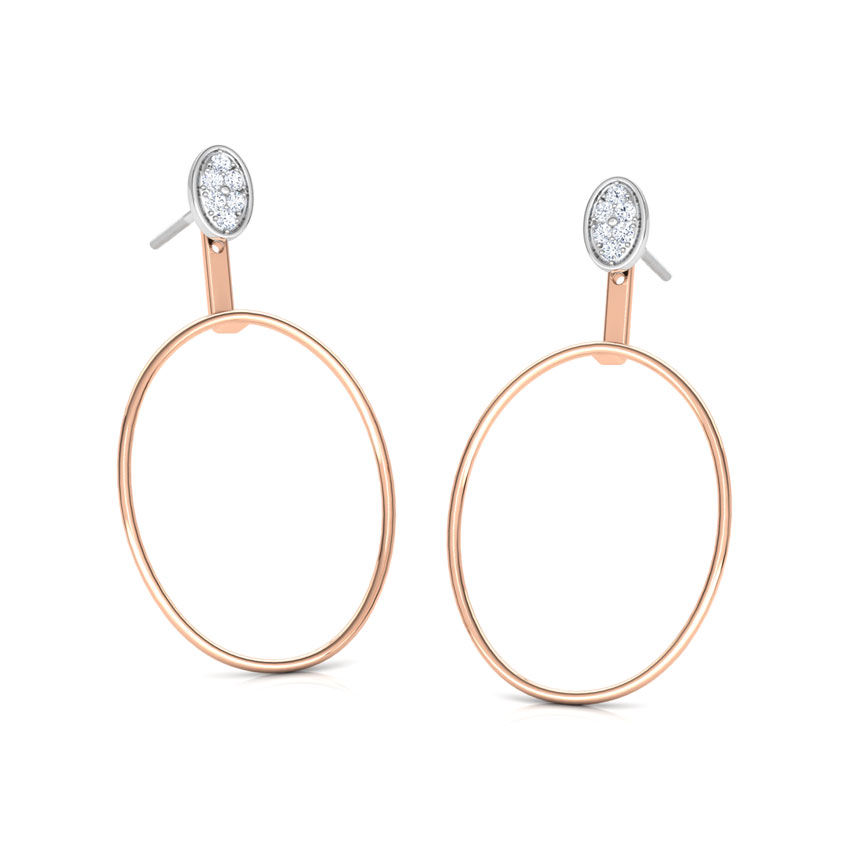 Modern Oval Ear Jackets