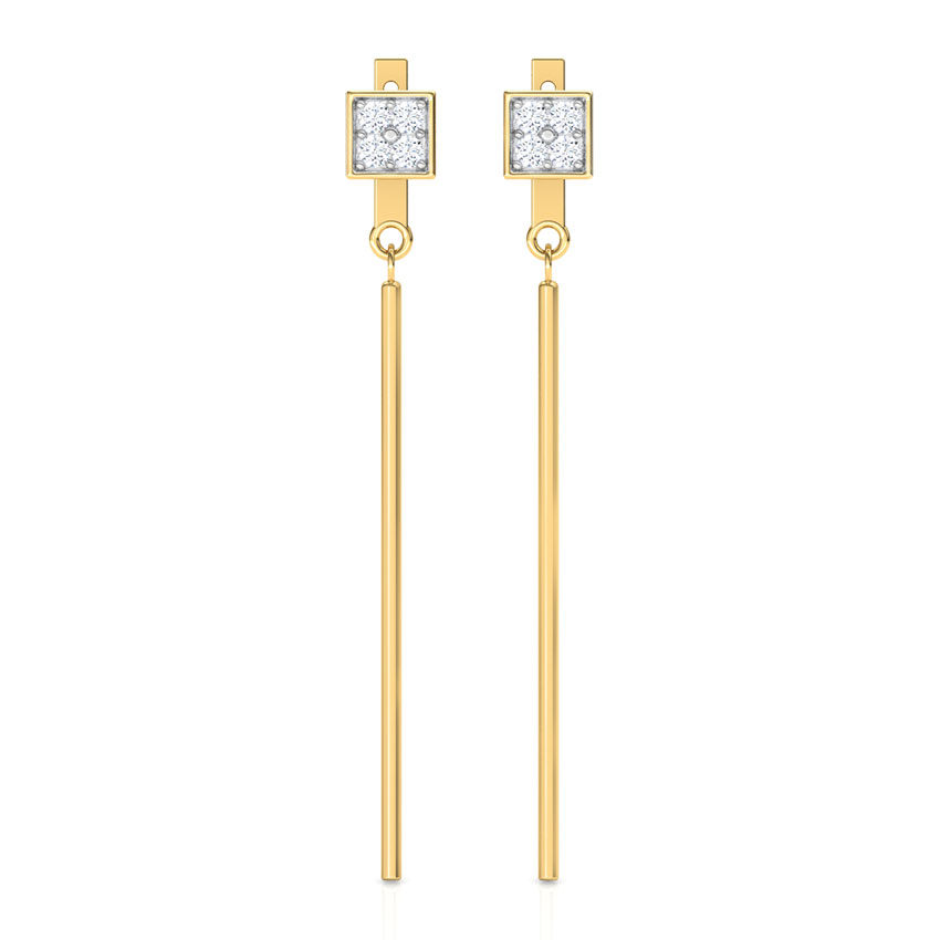 Minimalistic Bar Drop Earrings