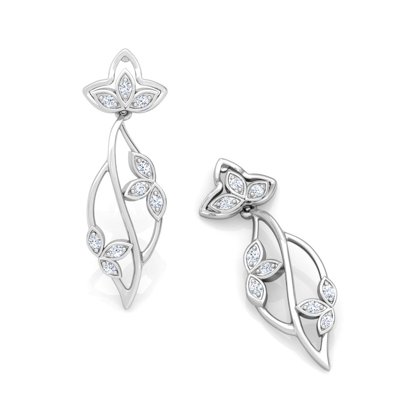 Glowing Petals Diamond Drop Earrings Glowing Petals Diamond Drop Earrings