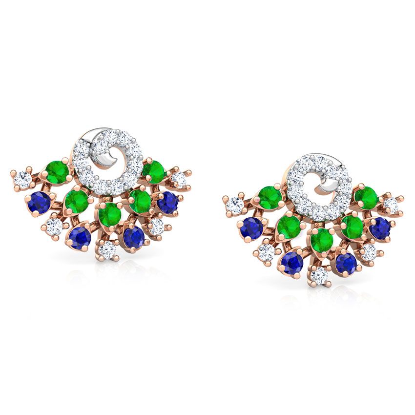 Tanya Vibrant Gemstone Stud Earrings Tanya Vibrant Gemstone Stud Earrings