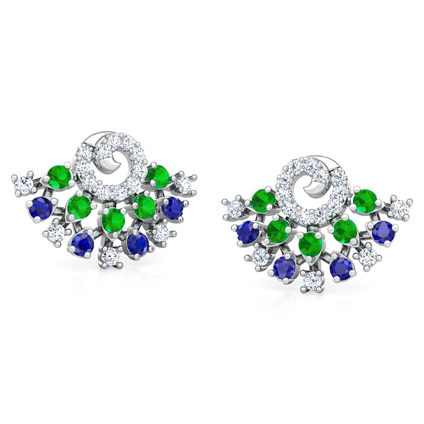 Tanya Vibrant Stud Earrings