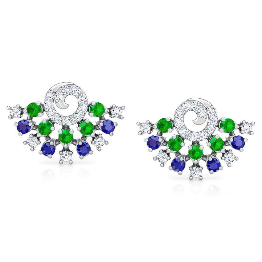 Tanya Vibrant Gemstone Stud Earrings Tanya Vibrant Gemstone Stud Earrings