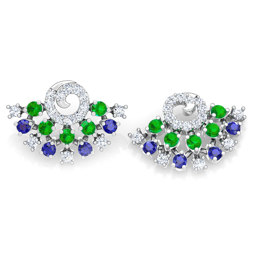 Tanya Vibrant Gemstone Stud Earrings Tanya Vibrant Gemstone Stud Earrings