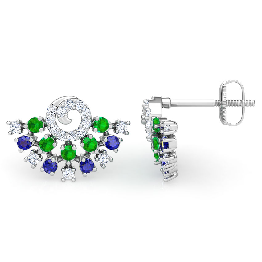 Tanya Vibrant Gemstone Stud Earrings Tanya Vibrant Gemstone Stud Earrings