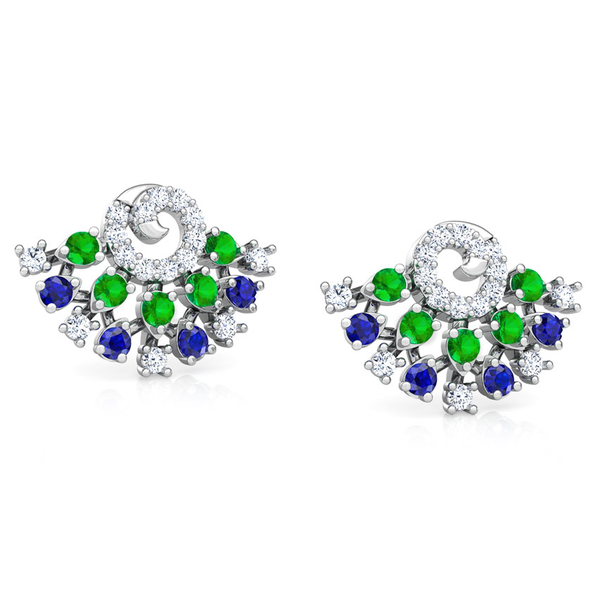 Tanya Vibrant Gemstone Stud Earrings Tanya Vibrant Gemstone Stud Earrings