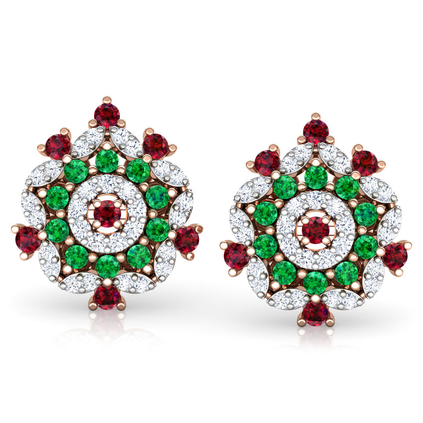 Tara Vibrant Gemstone Stud Earrings Tara Vibrant Gemstone Stud Earrings