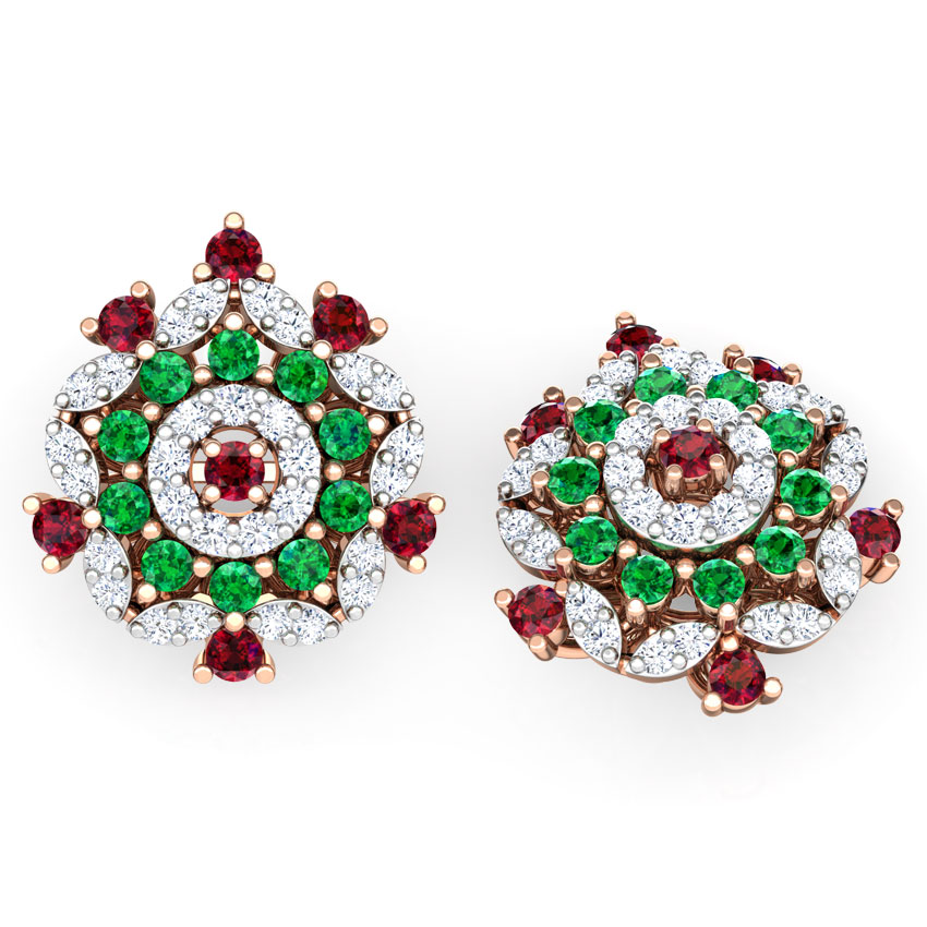 Tara Vibrant Gemstone Stud Earrings Tara Vibrant Gemstone Stud Earrings