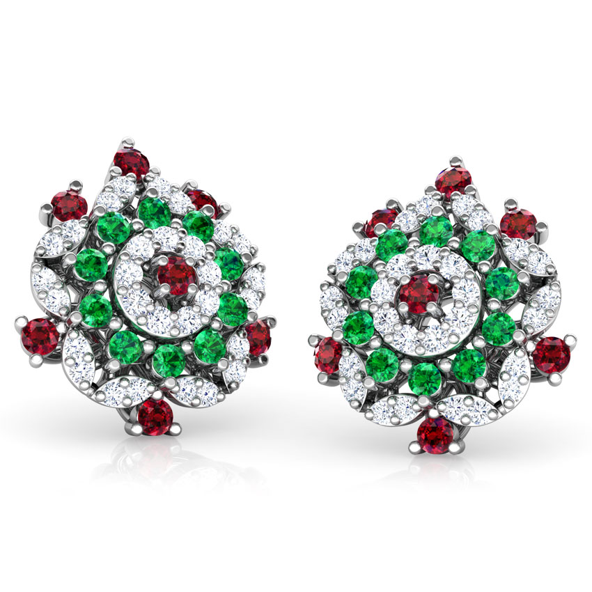 Tara Vibrant Gemstone Stud Earrings Tara Vibrant Gemstone Stud Earrings