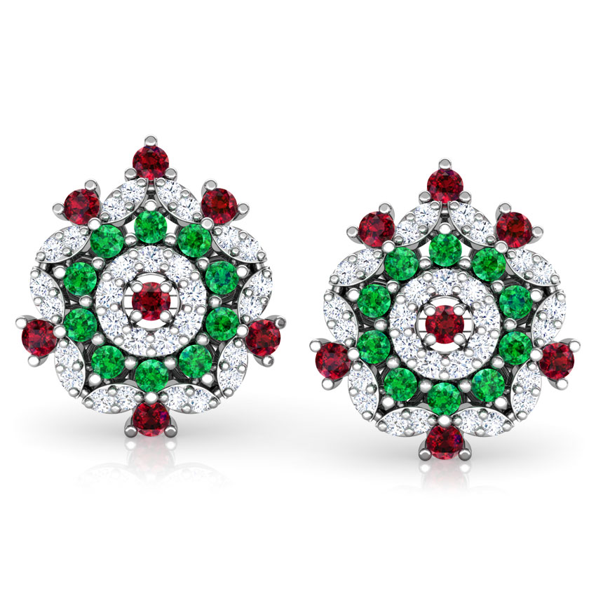 Tara Vibrant Gemstone Stud Earrings Tara Vibrant Gemstone Stud Earrings