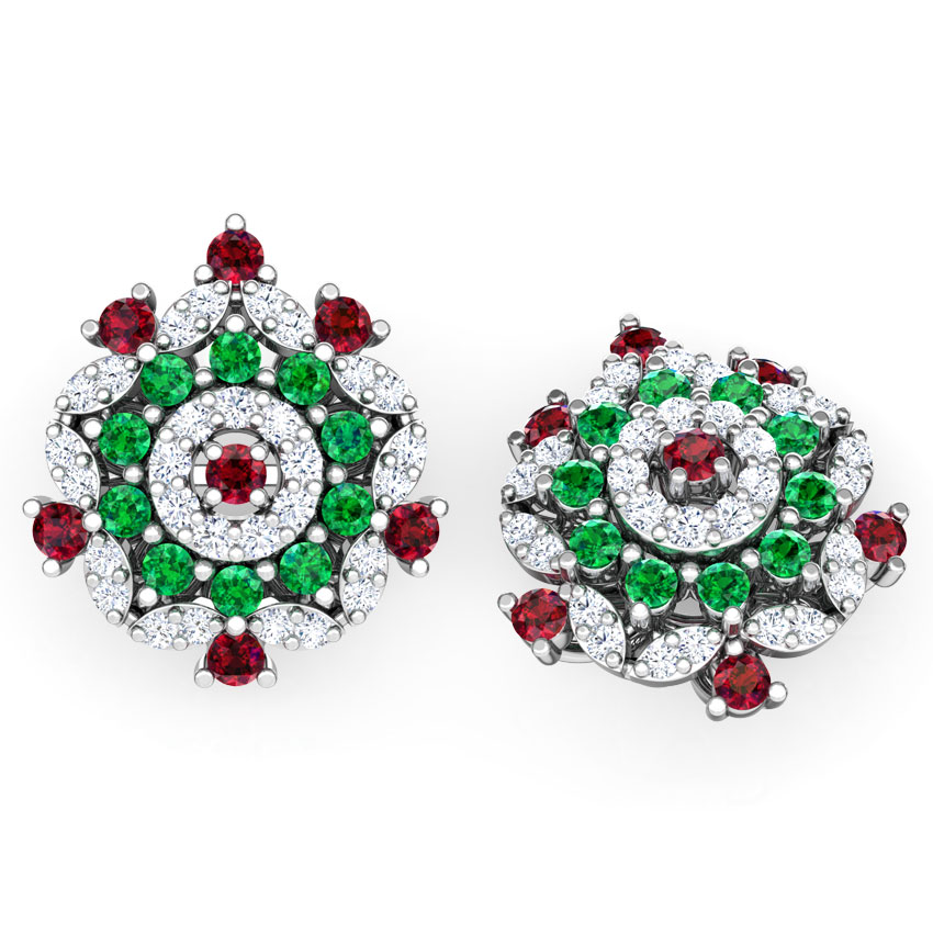 Tara Vibrant Gemstone Stud Earrings Tara Vibrant Gemstone Stud Earrings