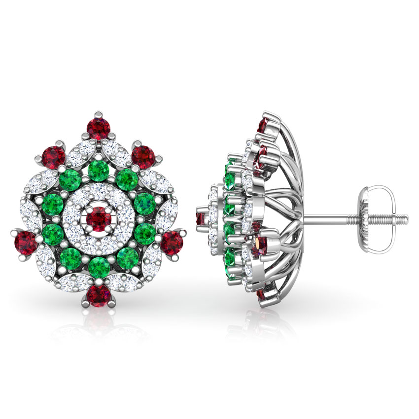 Tara Vibrant Gemstone Stud Earrings Tara Vibrant Gemstone Stud Earrings
