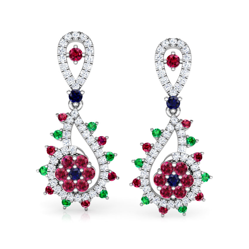 Pia Vibrant Gemstone Drop Earrings Pia Vibrant Gemstone Drop Earrings