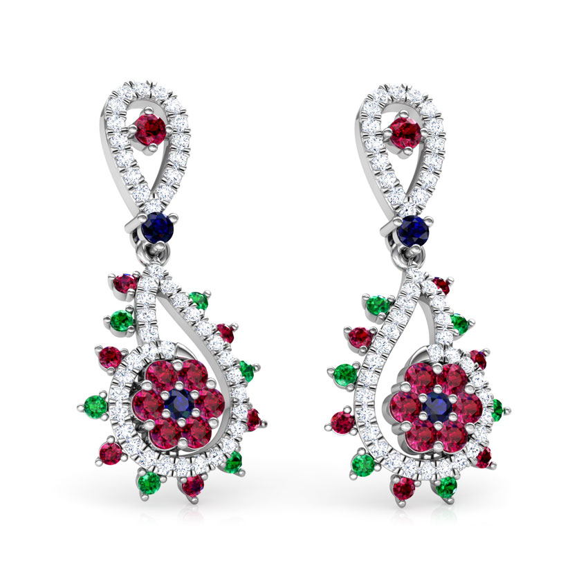Pia Vibrant Gemstone Drop Earrings Pia Vibrant Gemstone Drop Earrings