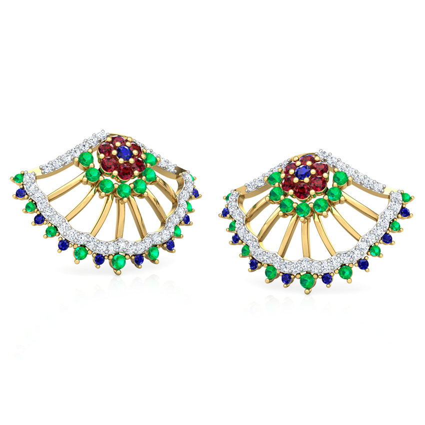 Vanya Vibrant Stud Earrings