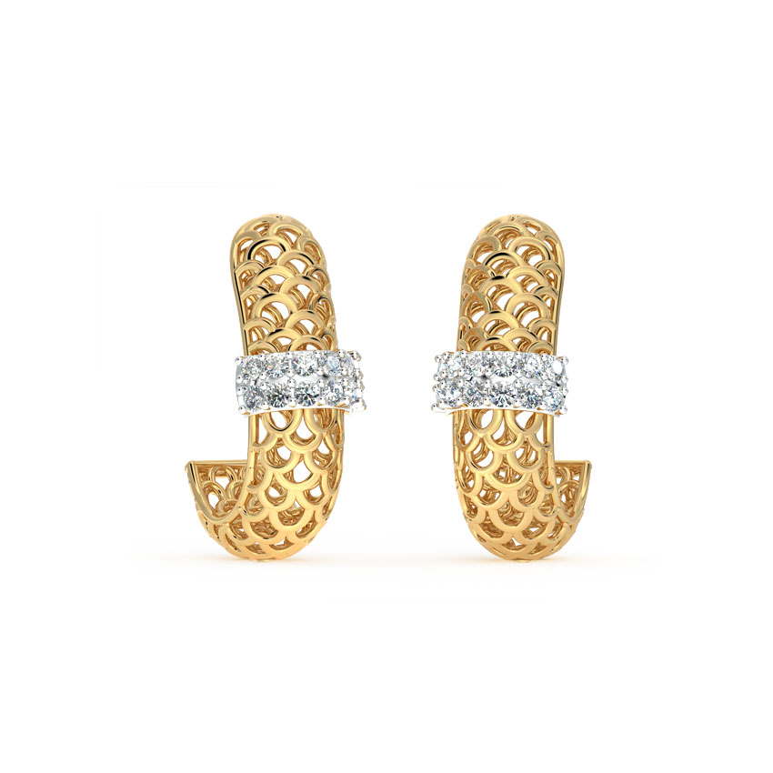 Classic Mesh Hoop Earrings
