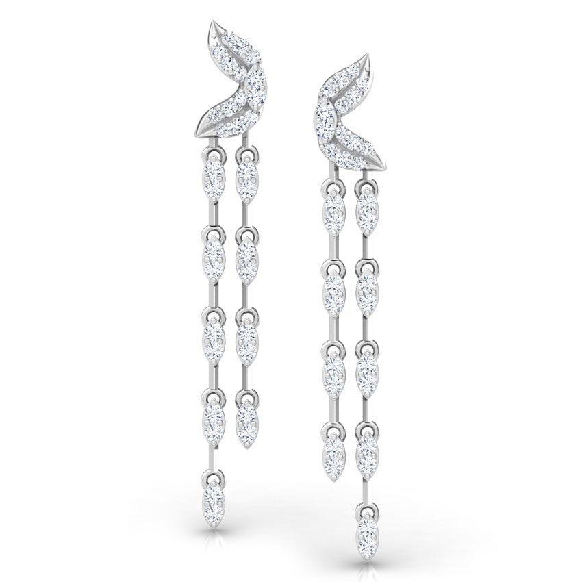 Petals Chandelier Diamond Drop Earrings Petals Chandelier Diamond Drop Earrings