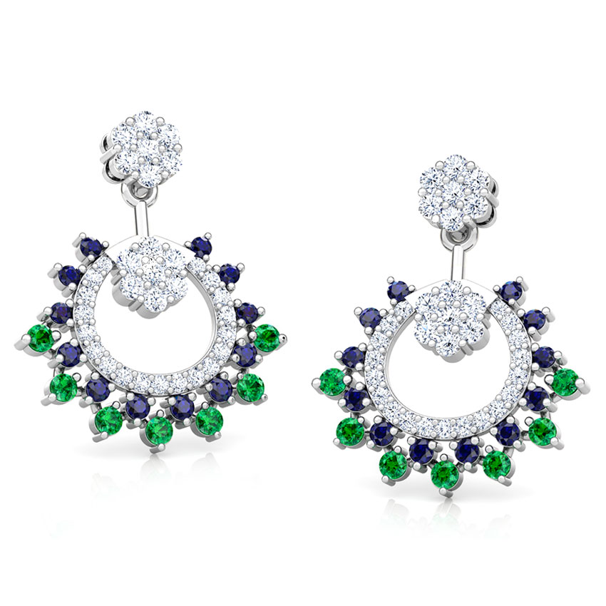 Advita Vibrant Gemstone Drop Earrings Advita Vibrant Gemstone Drop Earrings