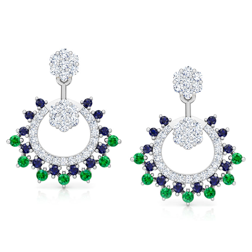 Advita Vibrant Gemstone Drop Earrings Advita Vibrant Gemstone Drop Earrings