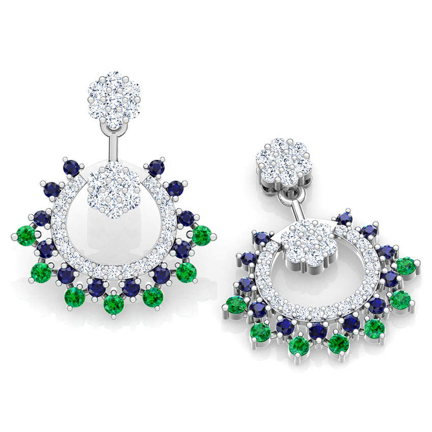 Advita Vibrant Gemstone Drop Earrings Advita Vibrant Gemstone Drop Earrings