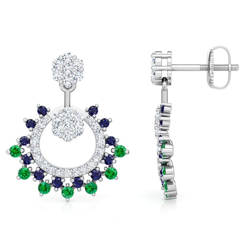 Advita Vibrant Gemstone Drop Earrings Advita Vibrant Gemstone Drop Earrings