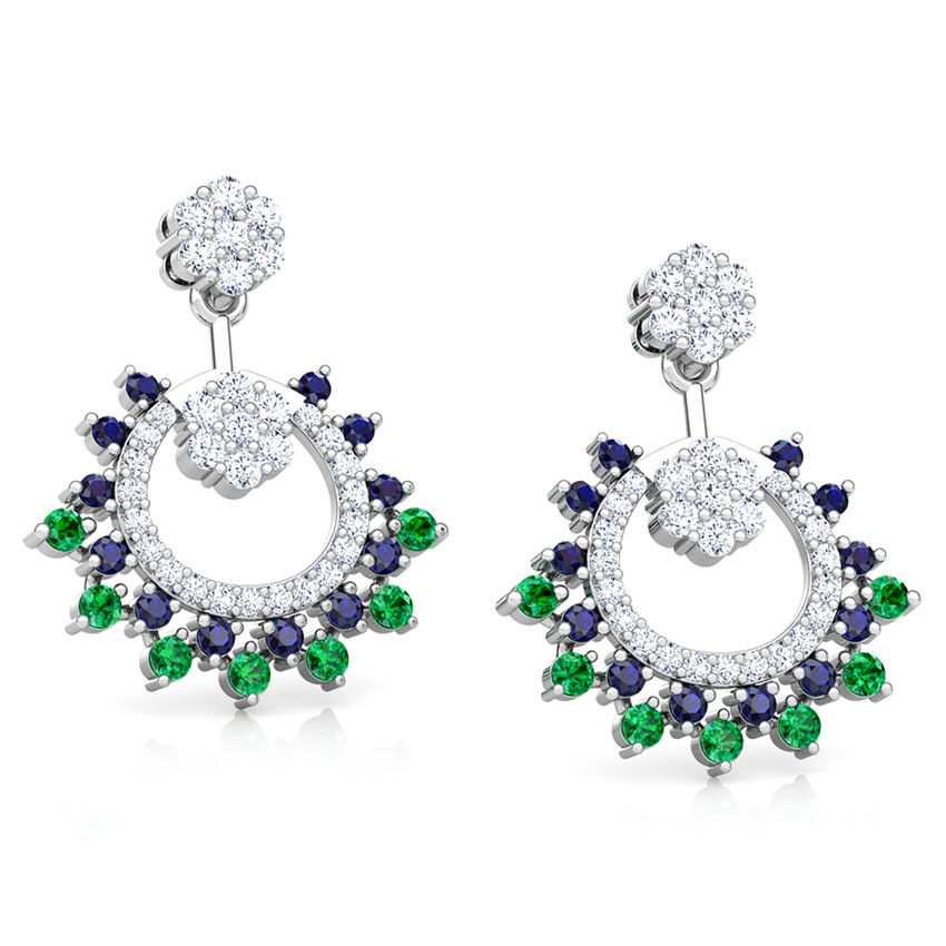 Advita Vibrant Gemstone Drop Earrings Advita Vibrant Gemstone Drop Earrings